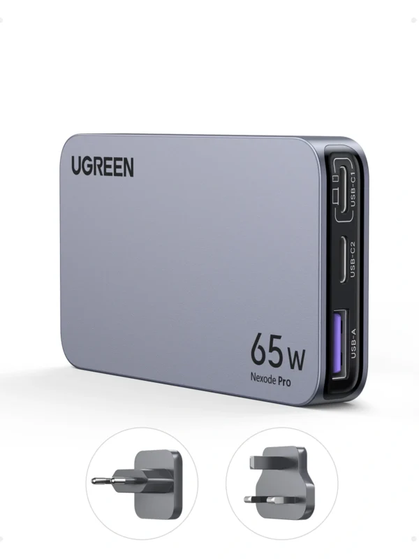 UGREEN Nexode Pro 65W 3-Port GaN Ultra-Slim Fast Charger - Image 2