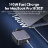 UGREEN Nexode 140W GaN 3-Port Fast Charger with C to C Cable - Image 7