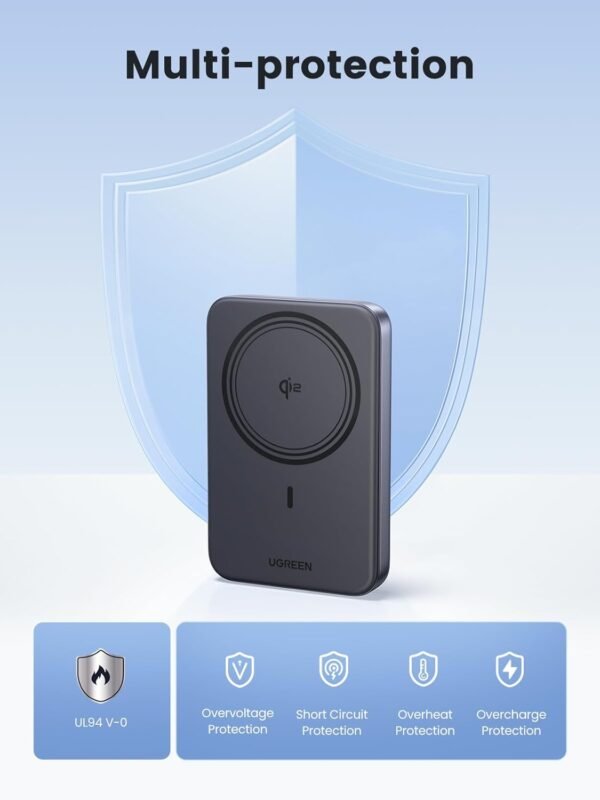 UGREEN Nexode Qi2 15W 10000mAh Wireless Power Bank - Image 6
