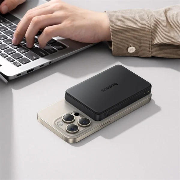 Baseus Airpow Ⅱ 10000mAh 22.5W Qi2 Magnetic Power Bank  - Image 7