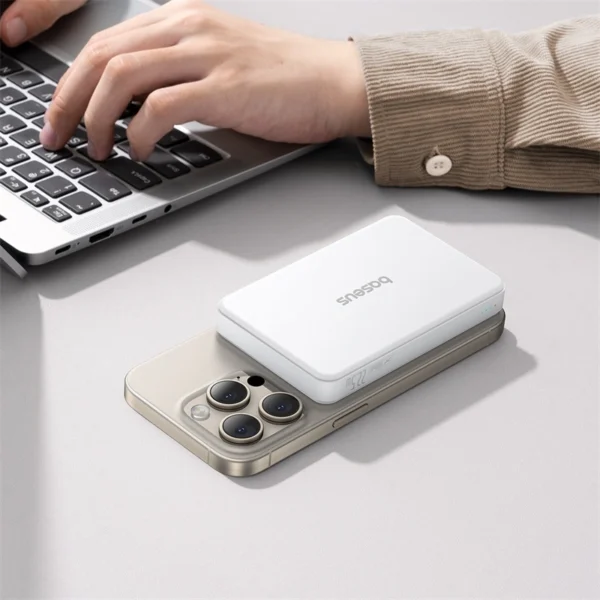 Baseus Airpow Ⅱ 10000mAh 22.5W Qi2 Magnetic Power Bank - Image 6