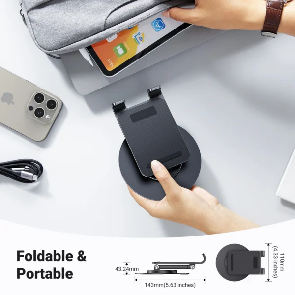 UGREEN 360 Rotating and Folding Phone Stand - Image 9