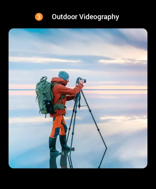 UGREEN Professional Tripod For Phone and Cameras - Image 2