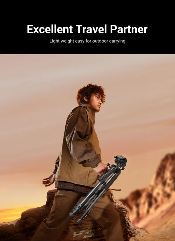 UGREEN Professional Tripod For Phone and Cameras - Image 3