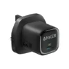 Anker 25W USB-C Compact Charger (UK Pin) - Black (A2656)