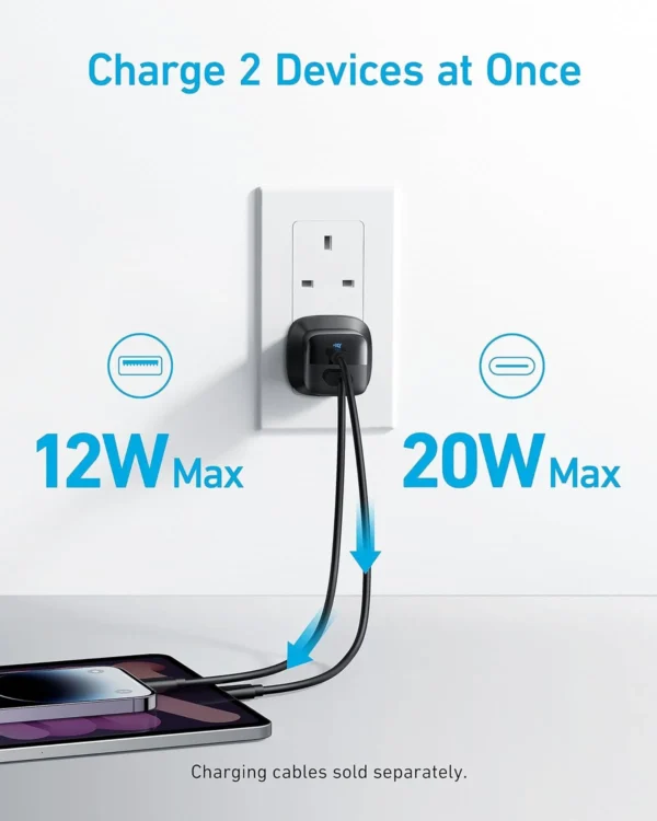 Anker 323 33W 2-Port Charger with USB-C Cable - Image 8