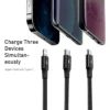 Baseus Rapid Series 3-in-1 Type-C to M+L+T Cable - Image 8