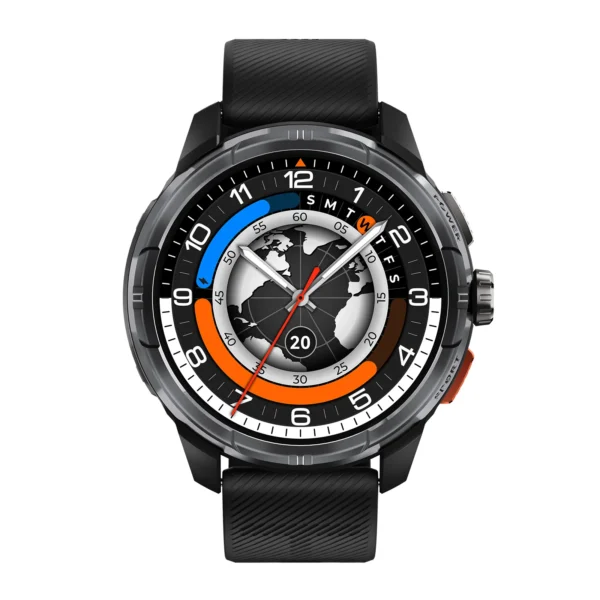 Haylou Solar Ultra GPS Tracking Smart Watch - Black - Image 2