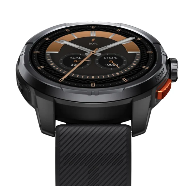 Haylou Solar Ultra GPS Tracking Smart Watch - Black - Image 5