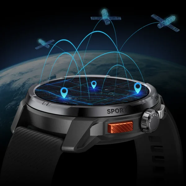 Haylou Solar Ultra GPS Tracking Smart Watch - Black - Image 10