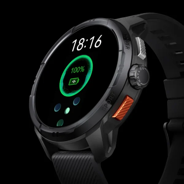 Haylou Solar Ultra GPS Tracking Smart Watch - Black - Image 13