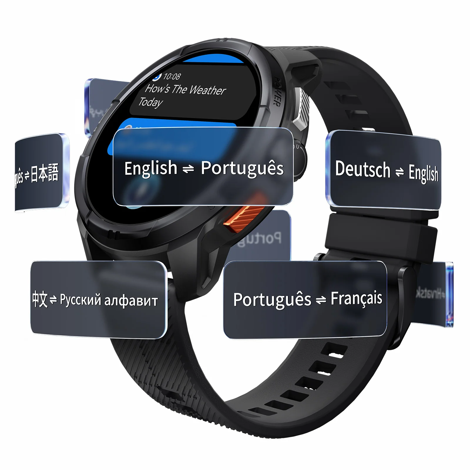Haylou Solar Ultra GPS Tracking Smart Watch AI Edition - Black - Image 10