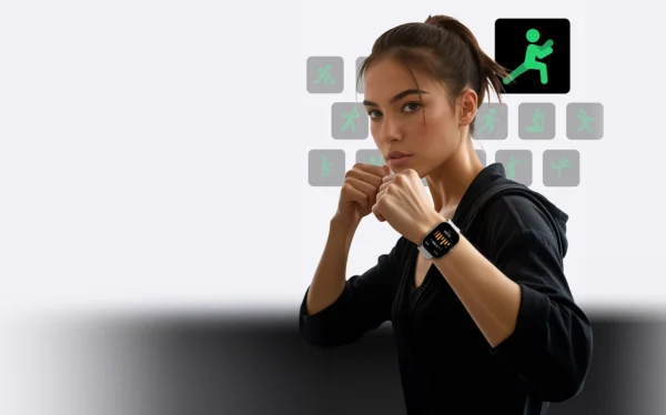 Haylou Watch S6 Smart Watch - Silver - Image 4