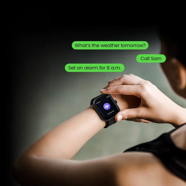 Haylou Watch 4 GPS Tracking Smart Watch - Black - Image 5
