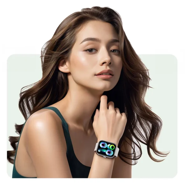 Haylou Watch 4 GPS Tracking Smart Watch - Black - Image 3
