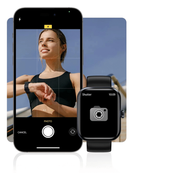 Haylou Watch 4 GPS Tracking Smart Watch - Black - Image 11