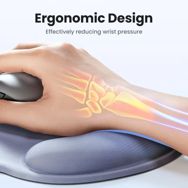 UGREEN Ergonomic Mouse Pad with Wrist Rest - Image 3