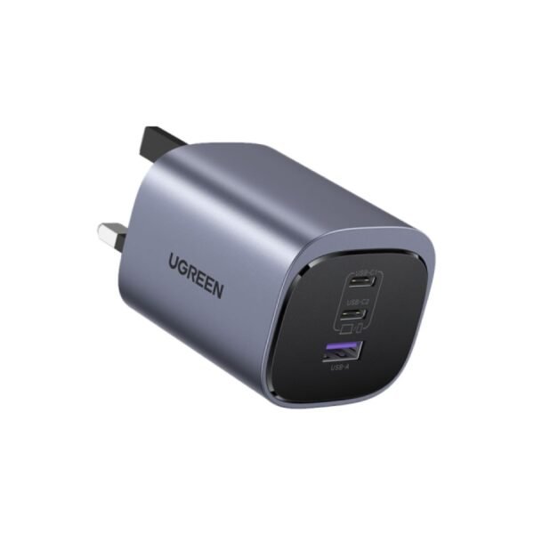 UGREEN Nexode S 65W 3-Port GaN PD Fast Charger (2 * USB-C + 1 * USB-A) - X553 - 45225