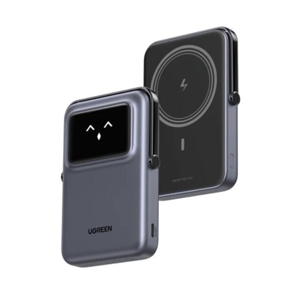 UGREEN UNO Series Magnetic 10000mah 20W Wireless Fast Charging Power Bank With Stand - PB572 - 45327