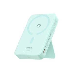 Baseus MagPro Magnetic Bracket 5000mAh 20W Wireless Fast Charging Power Bank - Peppermint Blue (P10064101333-00)