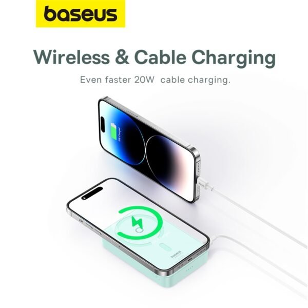 Baseus MagPro 5000mAh 20W Magnetic Bracket Wireless Power Bank - Image 15