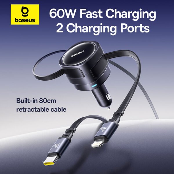 Baseus Enjoyment Max 60W Car Charger - Image 13