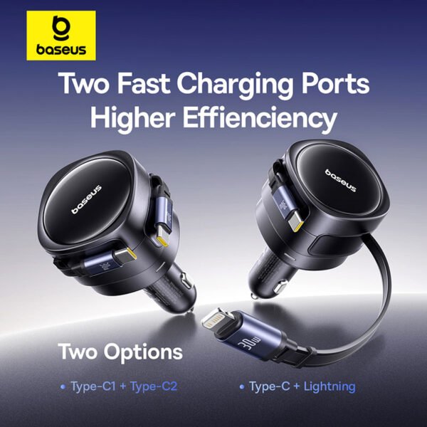 Baseus Enjoyment Max 60W Car Charger - Image 14