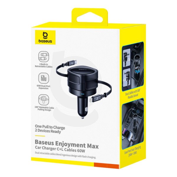 Baseus Enjoyment Max 60W Car Charger - Image 16