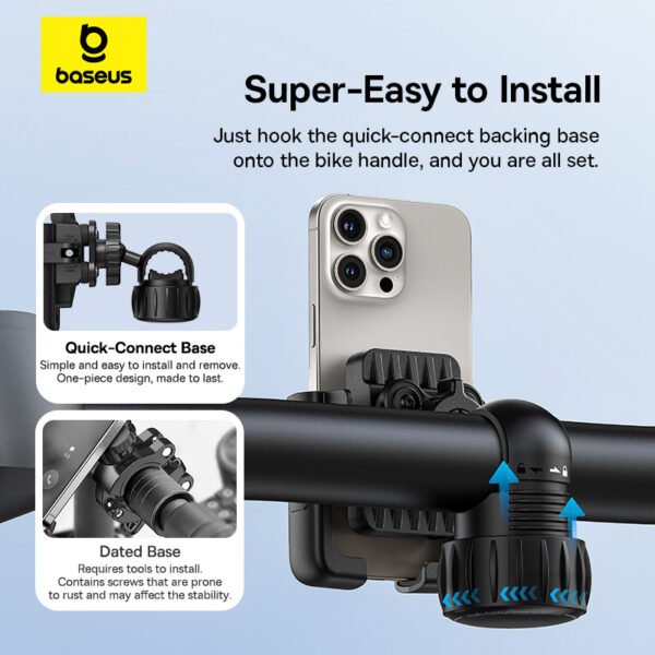 Baseus GoTrip Series Bike & Bicycle Phone Mount - Image 14