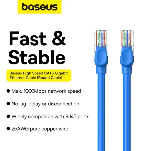 Baseus CAT 6 0.5M High Speed Gigabit Ethernet Cable - Image 14
