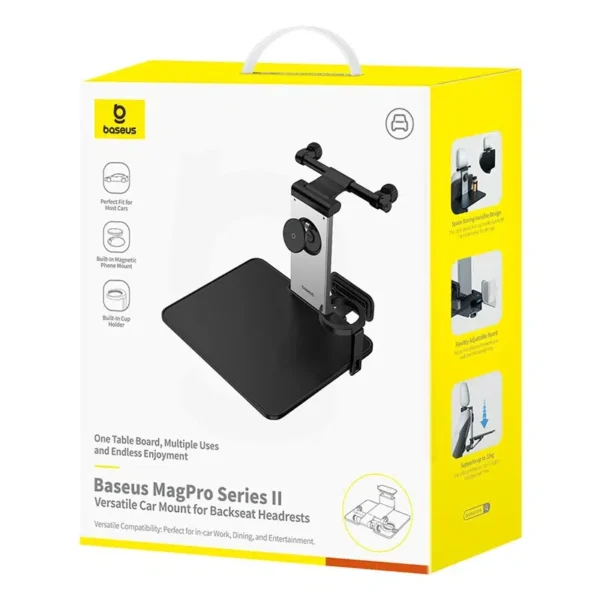 Baseus MagPro II Versatile Car Mount for Backseat Headrests - Image 17