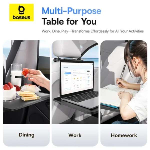 Baseus MagPro II Versatile Car Mount for Backseat Headrests - Image 12