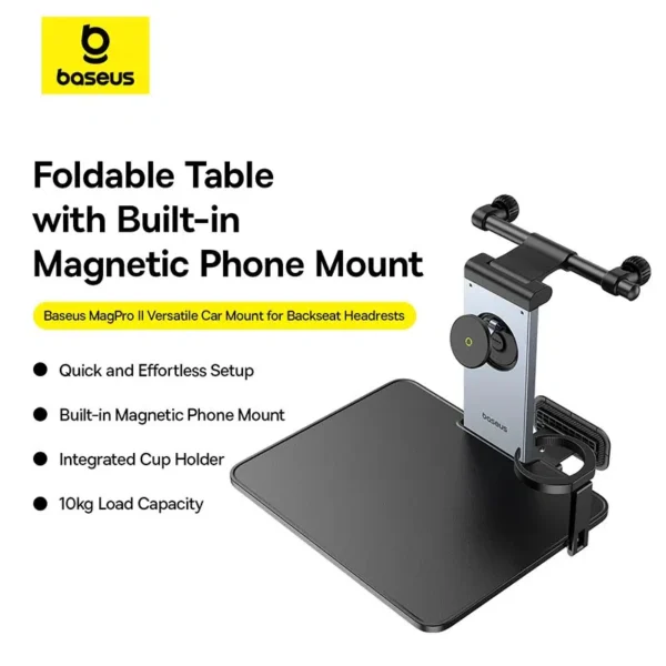 Baseus MagPro II Versatile Car Mount for Backseat Headrests - Image 16