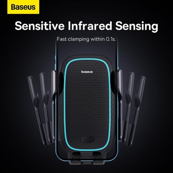 Baseus Milky Way Pro Series 15W Wireless Charging Electric Car Mount - Image 6