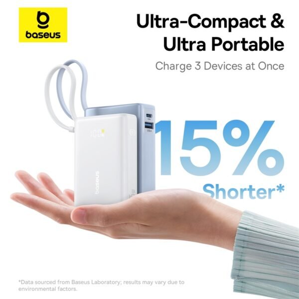 Baseus PicoGo 45W 10000mAh Fast Charging Power Bank - Image 6