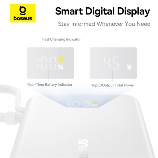 Baseus PicoGo 45W 10000mAh Fast Charging Power Bank - Image 7