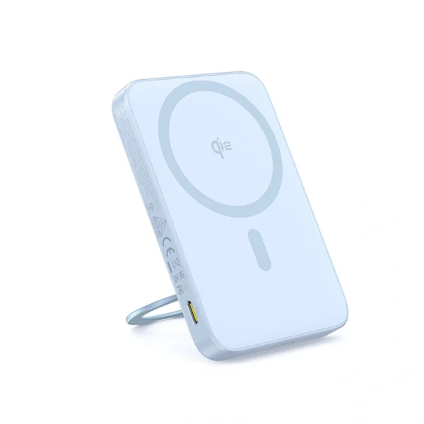 Baseus PicoGo Qi2 5000mAh 20W Magnetic Wireless Fast Charging Power Bank with Rotatable Stand - Galaxy Blue –  (P10076800313-00)