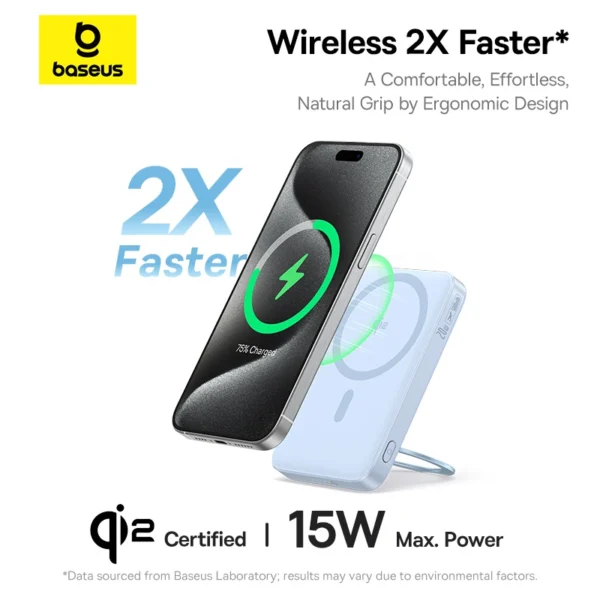 Baseus PicoGo Qi2 5000mAh 20W Magnetic Power Bank - Image 6