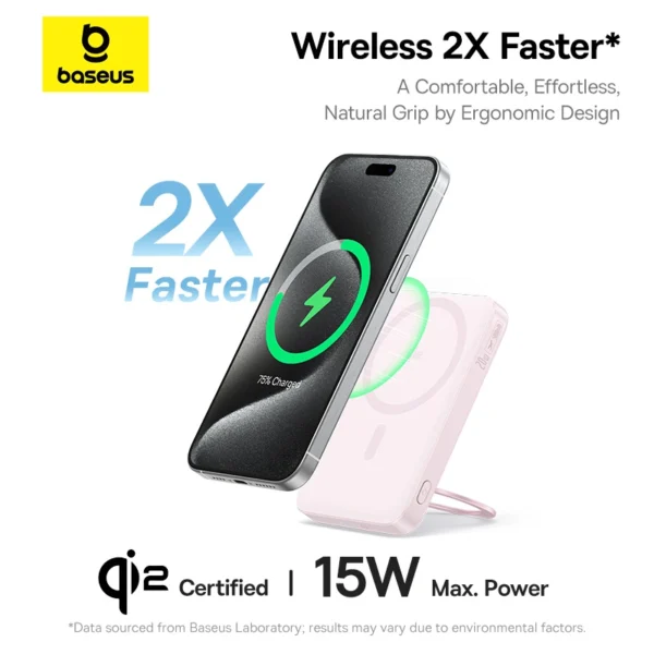 Baseus PicoGo Qi2 5000mAh 20W Magnetic Power Bank - Image 8