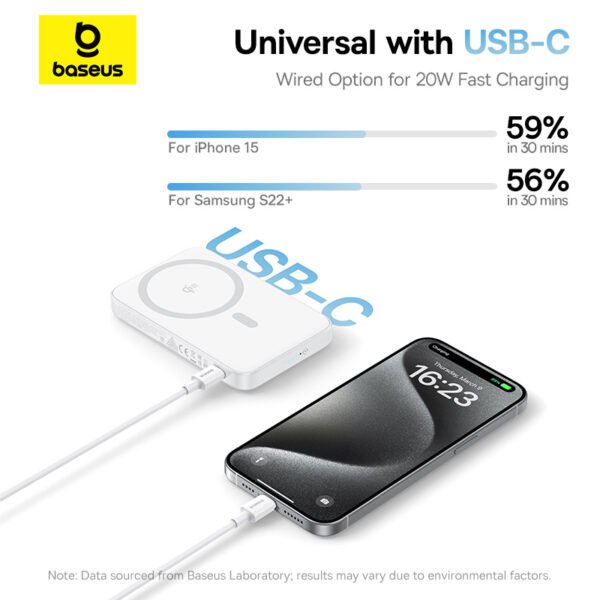 Baseus PicoGo Qi2 5000mAh 20W Magnetic Power Bank - Image 10