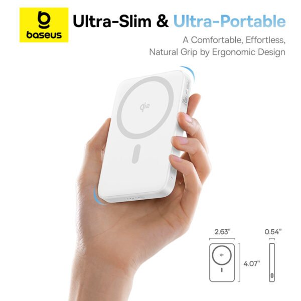 Baseus PicoGo Qi2 5000mAh 20W Magnetic Power Bank - Image 7
