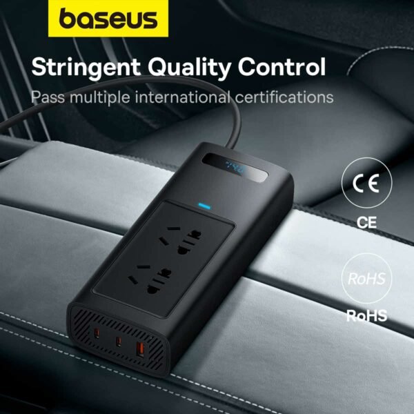 Baseus Power Inverter Pro 150W Car Current Converter - Image 12