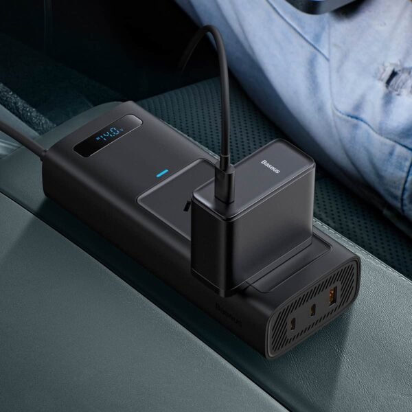 Baseus Power Inverter Pro 150W Car Current Converter - Image 7