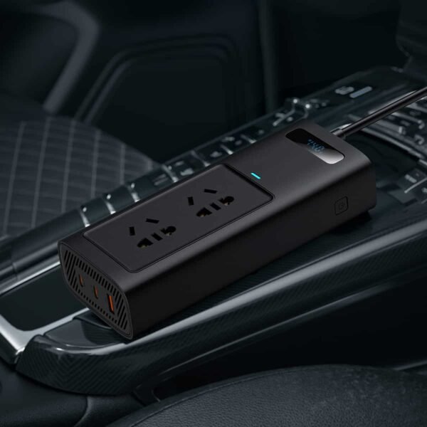 Baseus Power Inverter Pro 150W Car Current Converter - Image 14