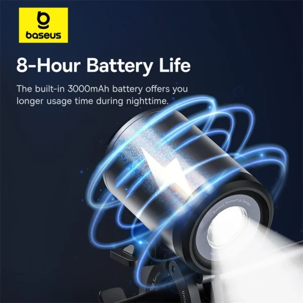 Baseus PrimeTrip Series Dual - Color Bike Light and Holder - Image 12