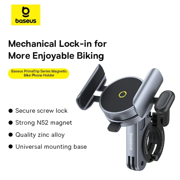 Baseus PrimeTrip Magnetic Bike Phone Holder - Image 13
