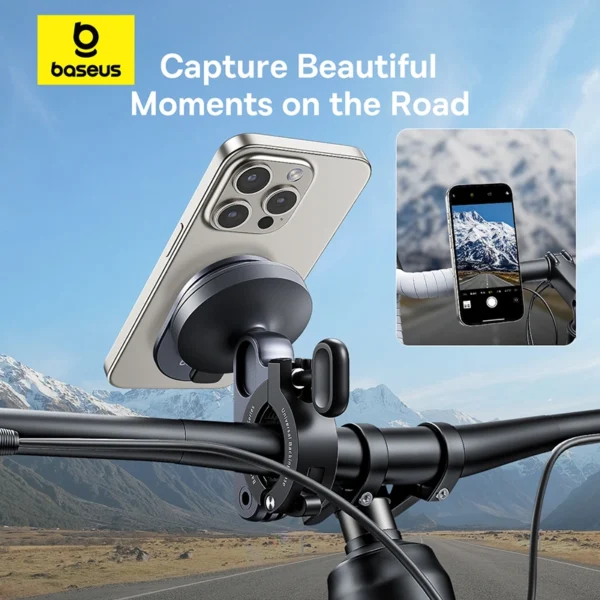 Baseus PrimeTrip Series Stick-on Type Magnetic Bike Phone Mount Holder - Image 12
