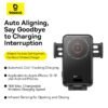 Baseus Wisdom Pro Auto Coil Alignment Car Mount Wireless Charger - Image 14