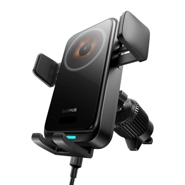 Baseus Wisdom Pro Auto Coil Alignment Car Mount Wireless Charger - Image 4