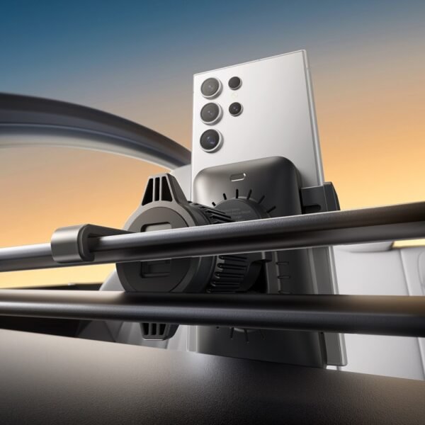 Baseus Wisdom Pro Auto Coil Alignment Car Mount Wireless Charger - Image 8